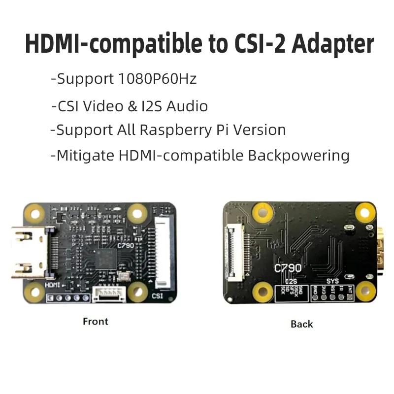 C790 1080P 60 هرتز HDMI متوافق مع محول CSI-2 وI2S BliKVM KVM "KVM over IP" لوحة تدعم تخفيف الطاقة الخلفية الصوتية