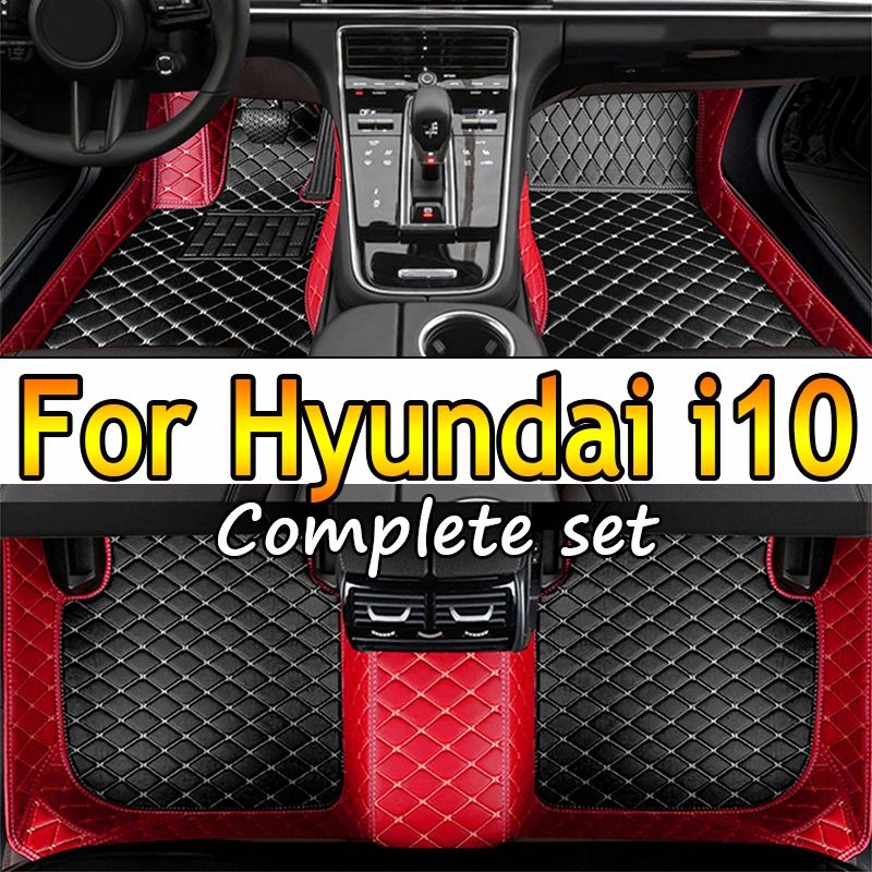 Set Tappeti Gomma su Misura per Hyundai i10 2013-2019 Antiscivolo