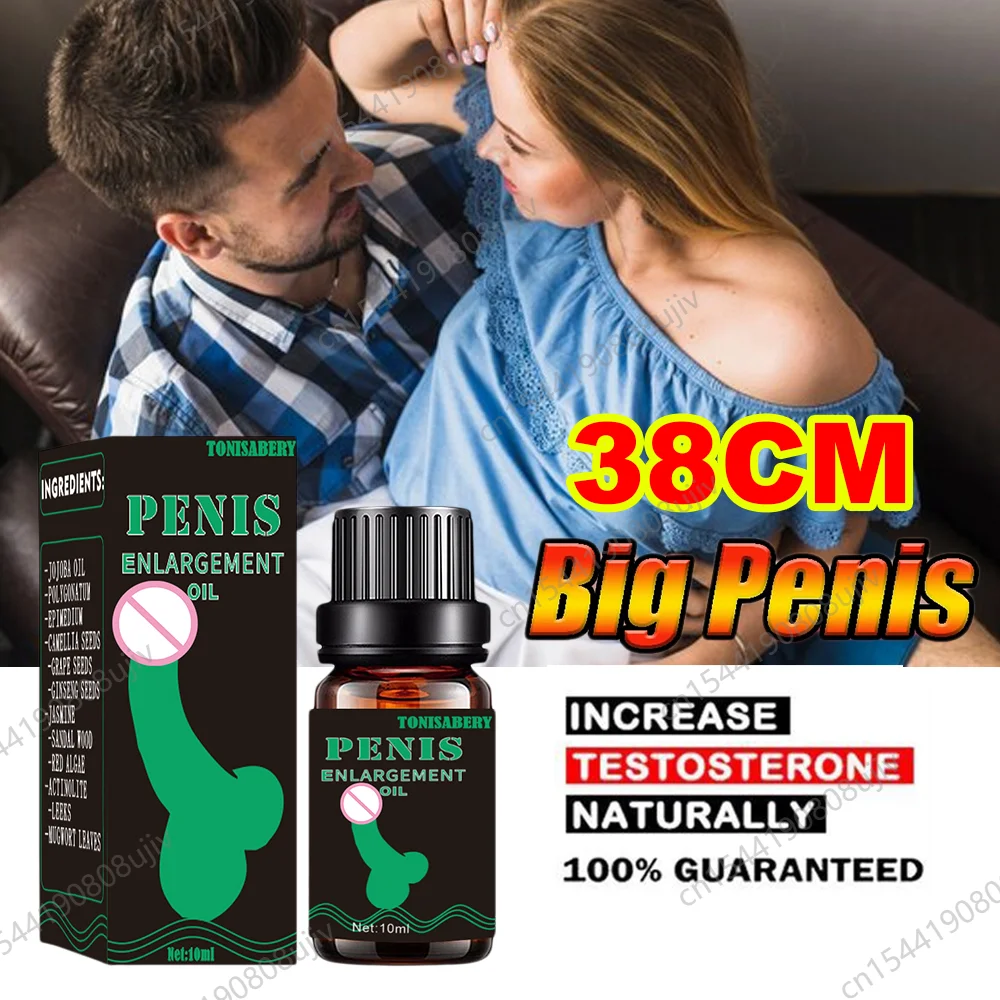 Big Penies Enlargment Oil Permanent Enlarge For Men Penis Thickening Growth Oil Enhanced Ability Big Dick Increase Massage Oil