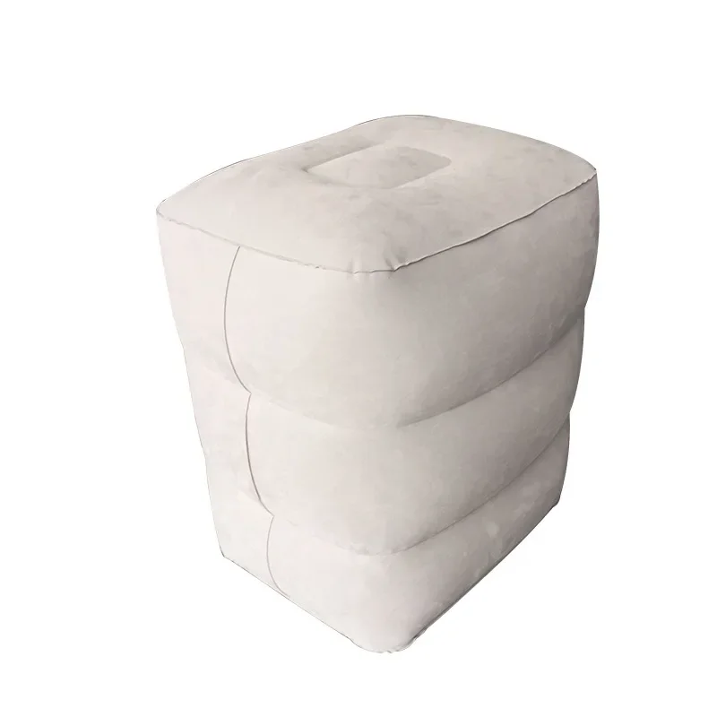 PVC Kids Flight Sleeping Footrest Pillow Resting Pillow on Airplane Car Bus Inflatable Travel Foot Rest Foot Pad 5