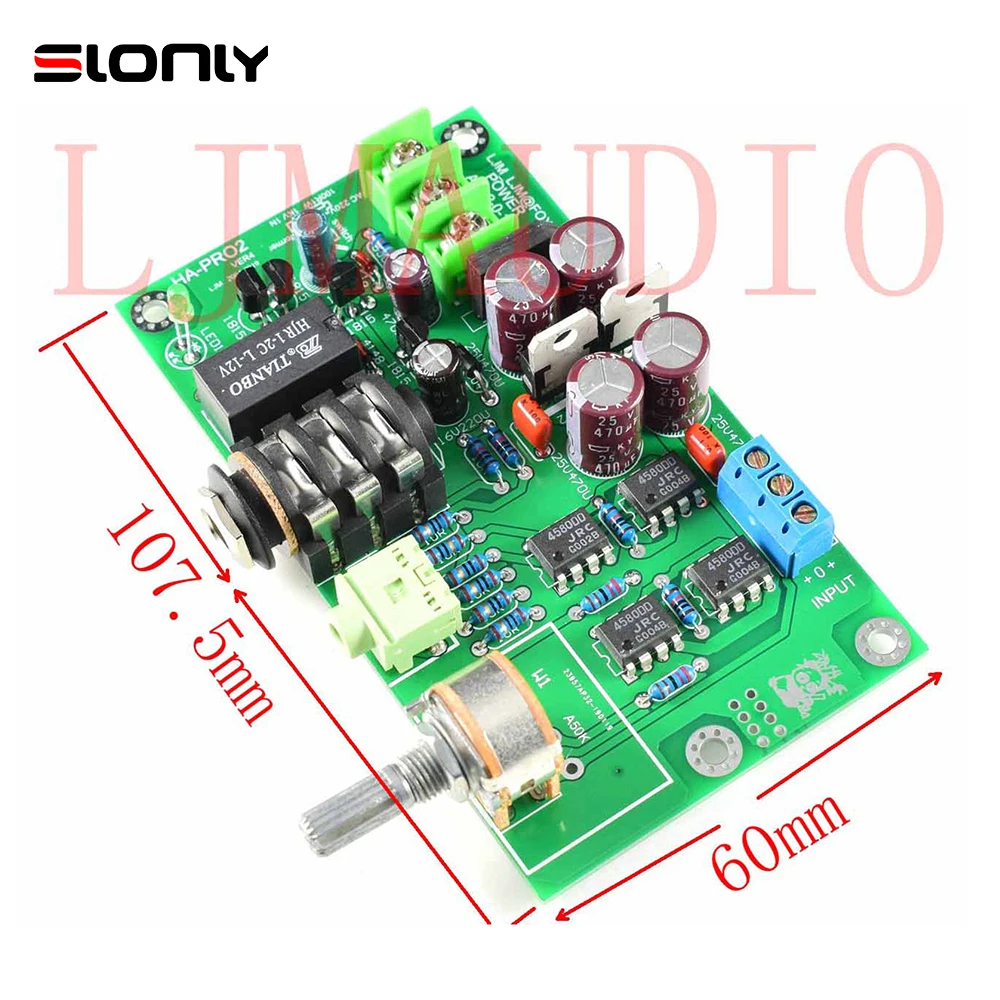 HA-PRO2 Professional Ver Low Distortion Monitor Headphone Amplifier DIY KITS/Finished board