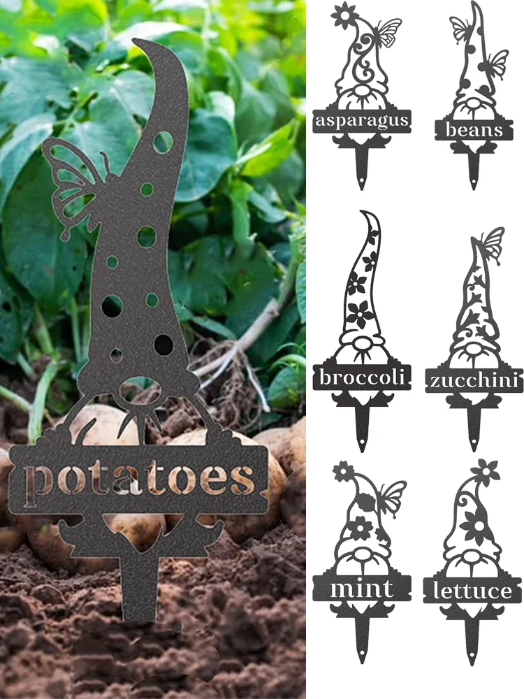 

Plant Tags Garden Gnome Plant Nursery Label hanging tree Markers seedling plant fruit trees signs card classification tool