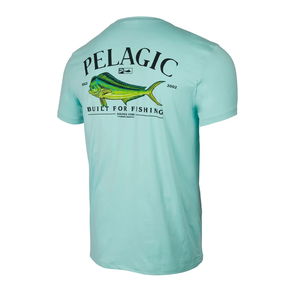 Pelagic Gear Angling Clothing Men Short Sleeve T Shirts Uv Protection Breathable Tops Summer Fishing Apparel Camiseta De Pesca
