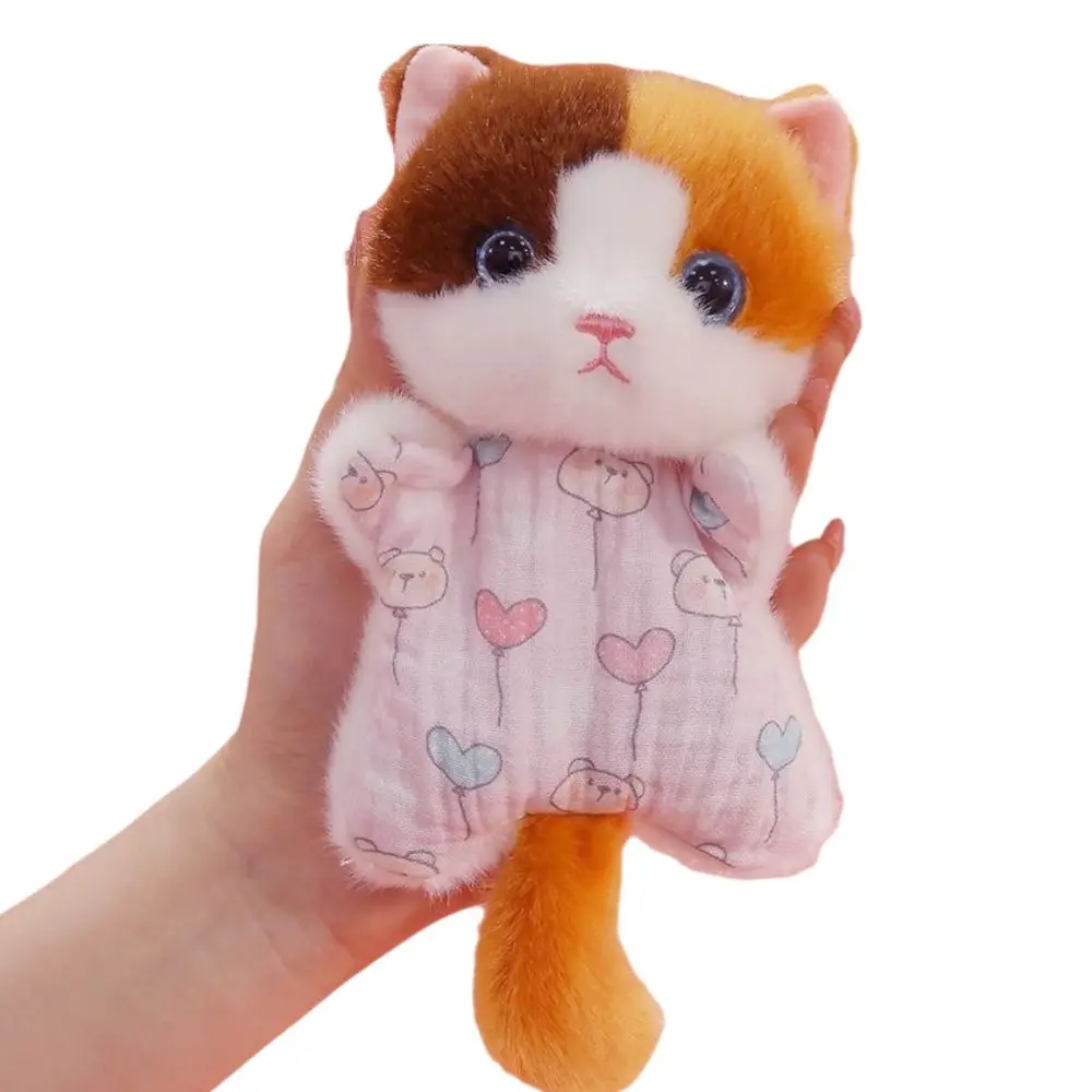 귀여운 동물 슈퍼 소프트 고양이 진정 빈백 푹신한 인형 열쇠고리 수면 선물