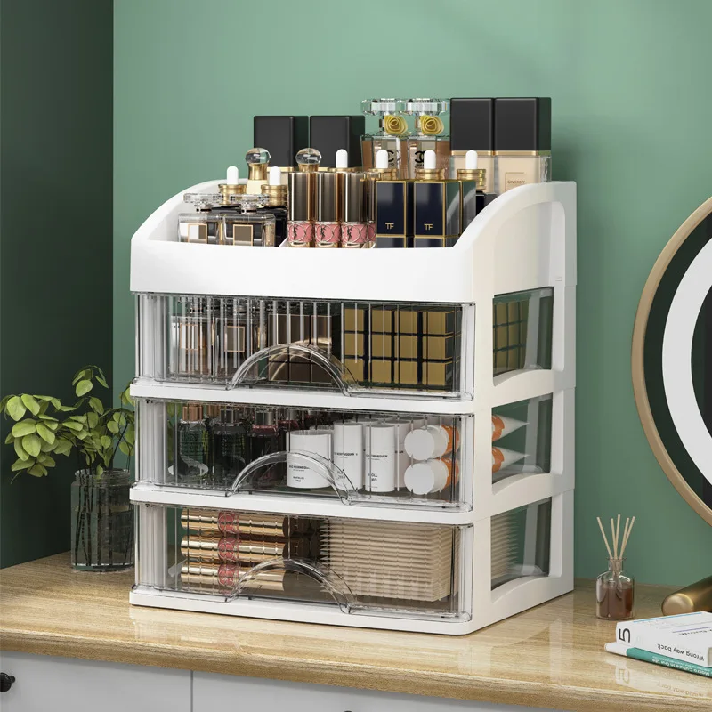 Drawer Makeup Organizer Plastic Makeup Storage Box Lipstick Holder Large Capacity Storage Box Multifunctional Organizing Boxs storage box makeup organizer makeup storage box cosmetic storage box