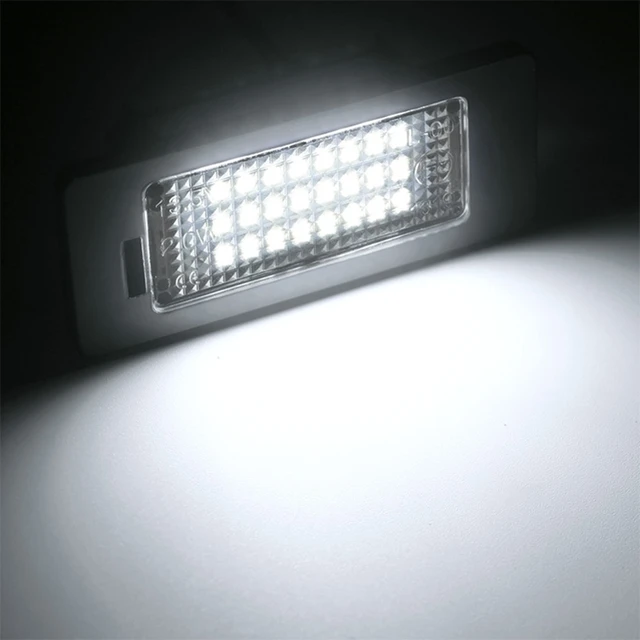 2PCS White LED Number License Plate Light Tag Lamp For Audi TT A1 A4 B8 A5  S5 A5 5D A6 S6 A7 5D Q5 TTS RS5 TTRS 2D Error Free - AliExpress