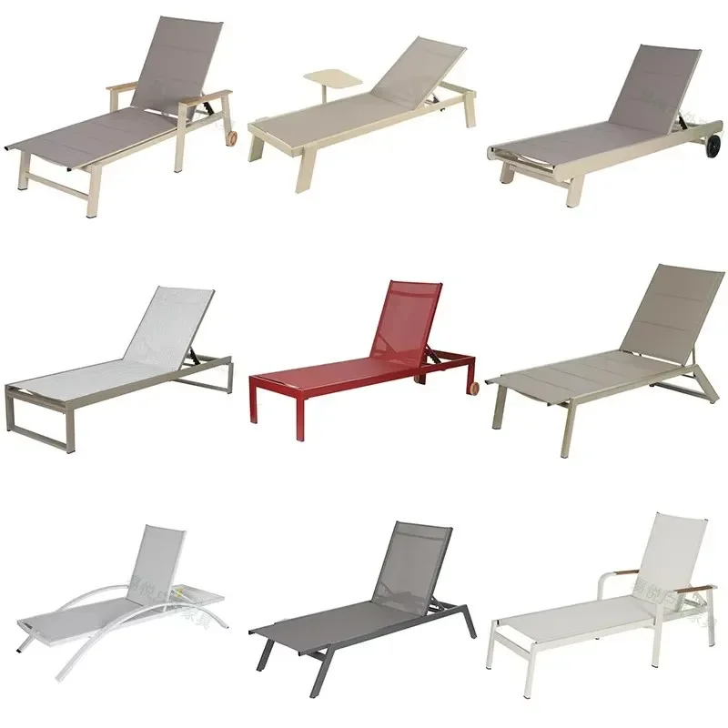 Garden Hotel Rope Outdoor Furniture Sun Lounger Pool Chair for Villa Use