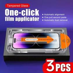 4K Ultra HD Privacy Tempered Glass Screen Protector Set - 3 Pack with 9H Hardness for 3 Pieces