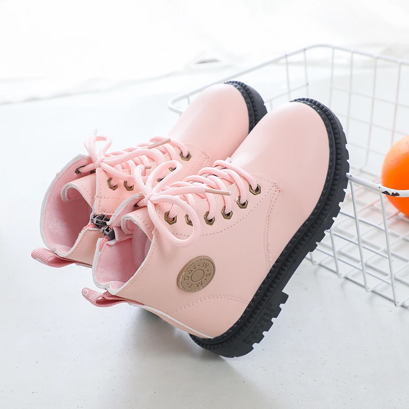 Children Boots Rubber Outsole Autumn Winter For Boys Girls