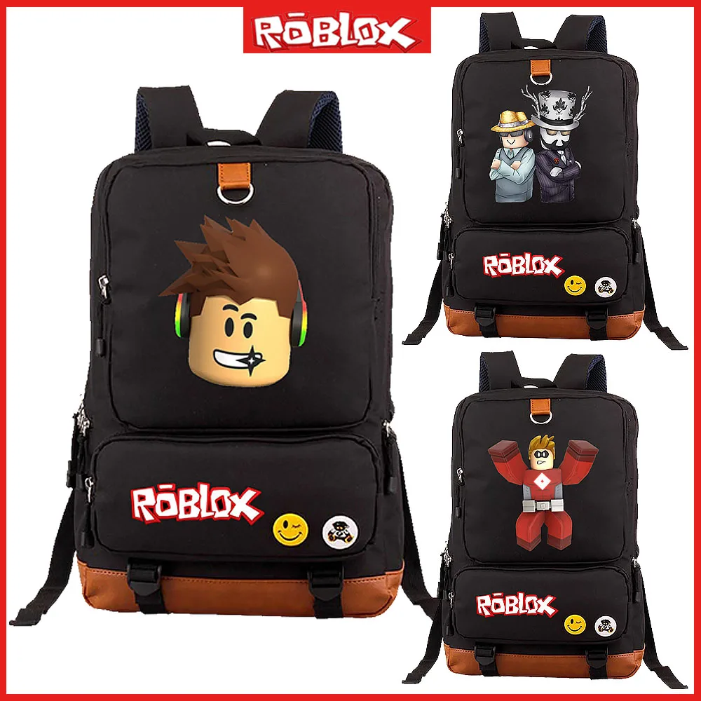 

2023 Roblox Game Cartoon Casual Boys Girls Students Backpack Large Capacity Outdoor Activity Backpack Birthday Christmas Gift