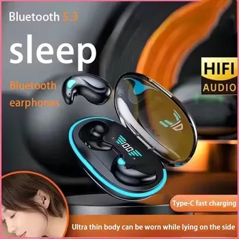 X55 Invisible Sleep Wireless Earphone TWS Bluetooth 5.3 Headphones Hidden Earbuds IPX5 Waterproof Noise Reduction Sports Headset 1