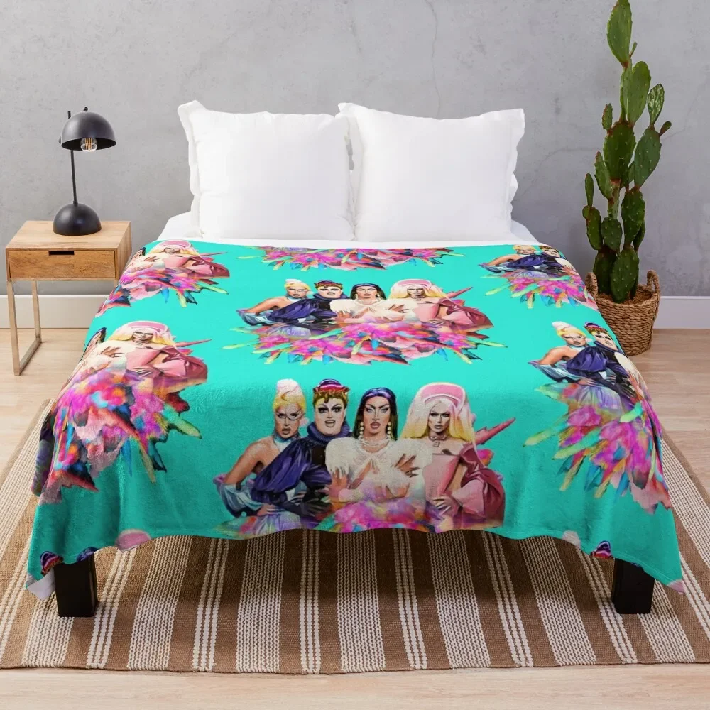 

Uk, Hun RuPauls Drag Race UK United Kingdolls, одеяло, теплое одеяло для зимы, мягкие большие роскошные одеяла