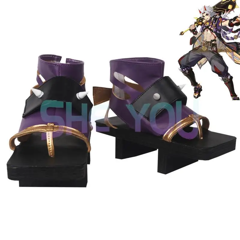

Game Genshin Impact Cosplay Shoes Arataki Itto Cosplay Shoes