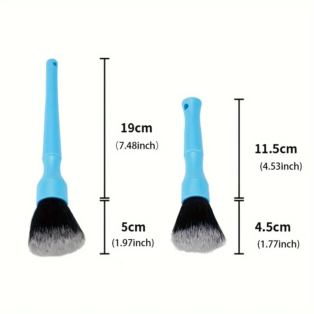 Car Detailing Brush Ultra-Soft Auto Interior Detail Brush With Synthetic Bristles Duster