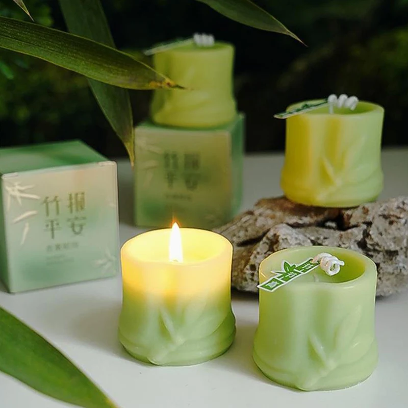 

Креативные ароматические свечи в форме бамбука, настольные украшения, искусственные свечи, сувенирный подарок