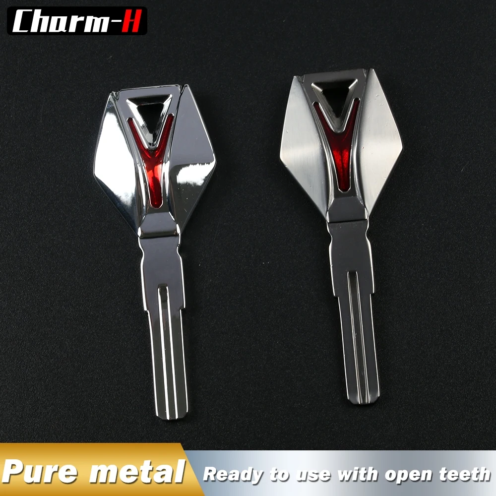 1 Piece Alloy Key Blank for Ducati Motorcycle Key Embryo 695 696 795 796 1100S 1200S Car Spare Handle (all-in-one-shaped)