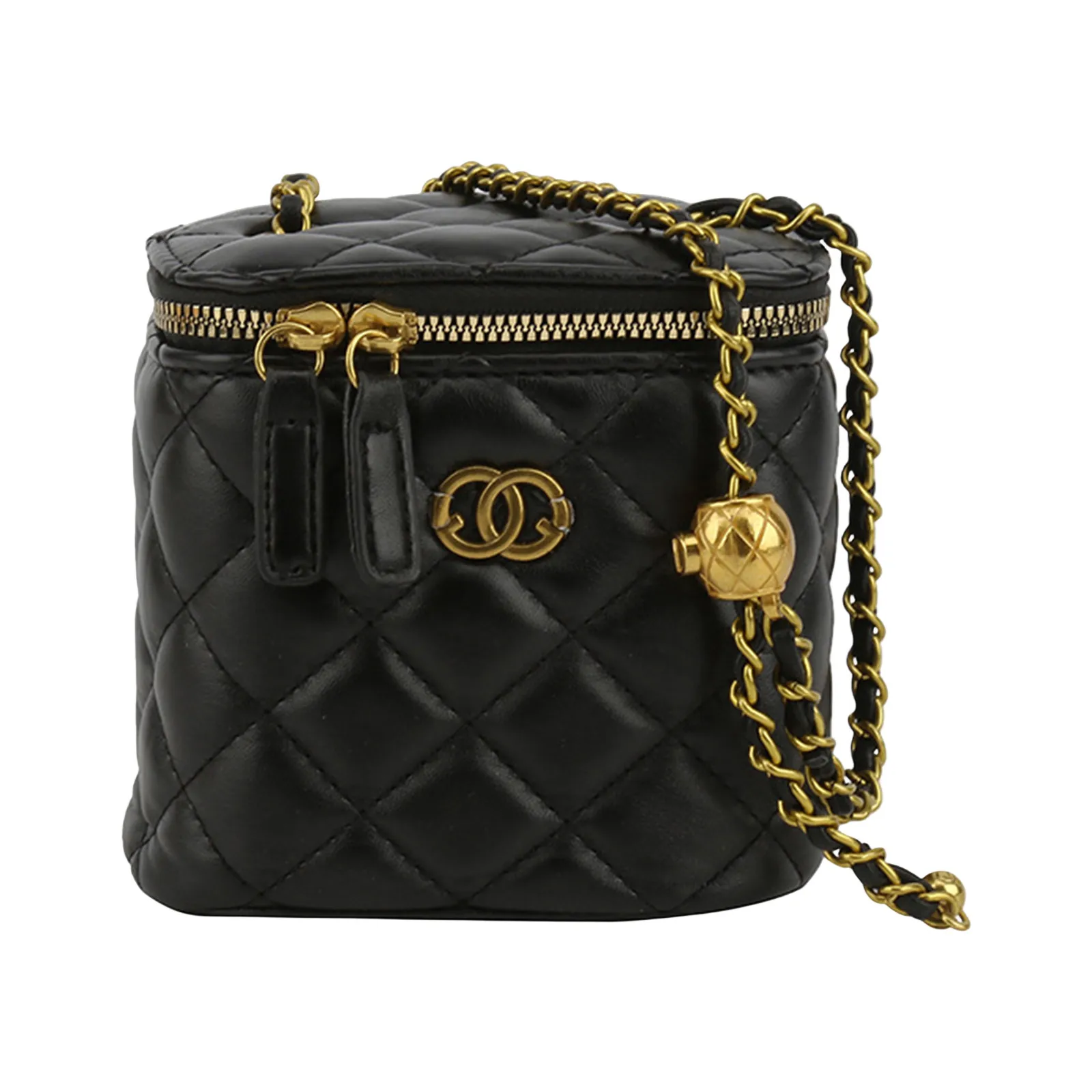 حقيبة كتف صغيرة على شكل دلو للنساء براثن صغيرة كلا...