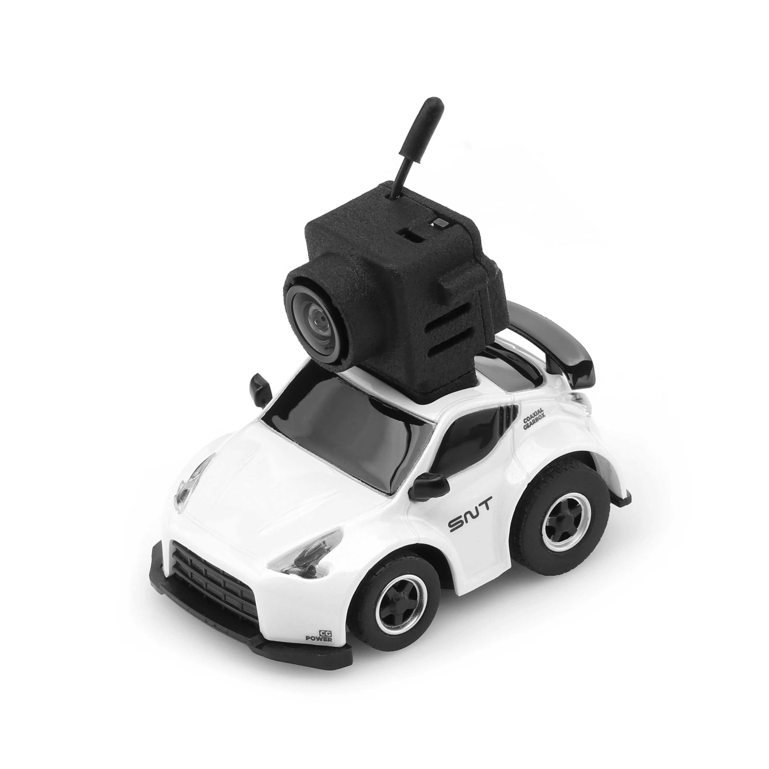 ホビーラジコン V100 SNT 1:100 Q25-370Z FPV RC Car With Goggles Micro RC Desk