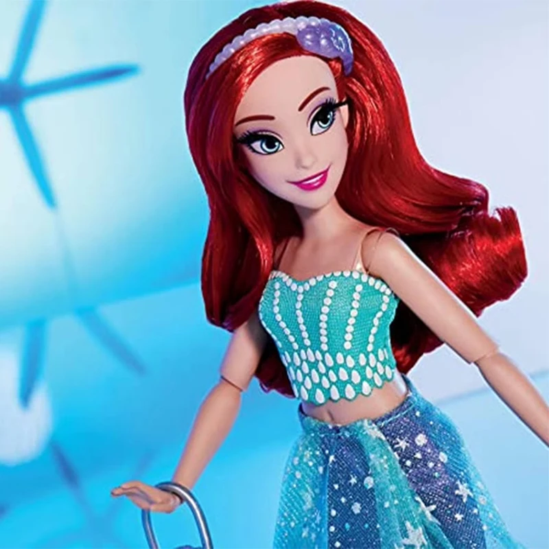 ディズニー-プリンセスキラキラ人形、ベル、mulan、ラプンツェル