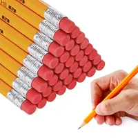 150/100/50/30 Pcs Yellow Pencils Bulk Wood Pencils with Erasers 2 HB Pencil Wood Cased for for School Writing, Drawing Sketching 2