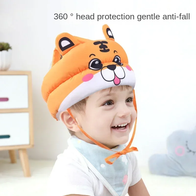Kids Safety Helmet Baby Anti-fall Adjustable Cartoon