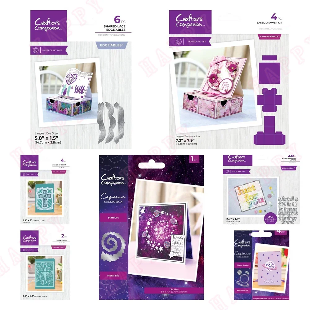 New Metal Cutting Dies Scrapbook Make Paper Card Album Diy Craft Template Decoration Die 2024 Miracle Of Easter Edge'Ables Dies