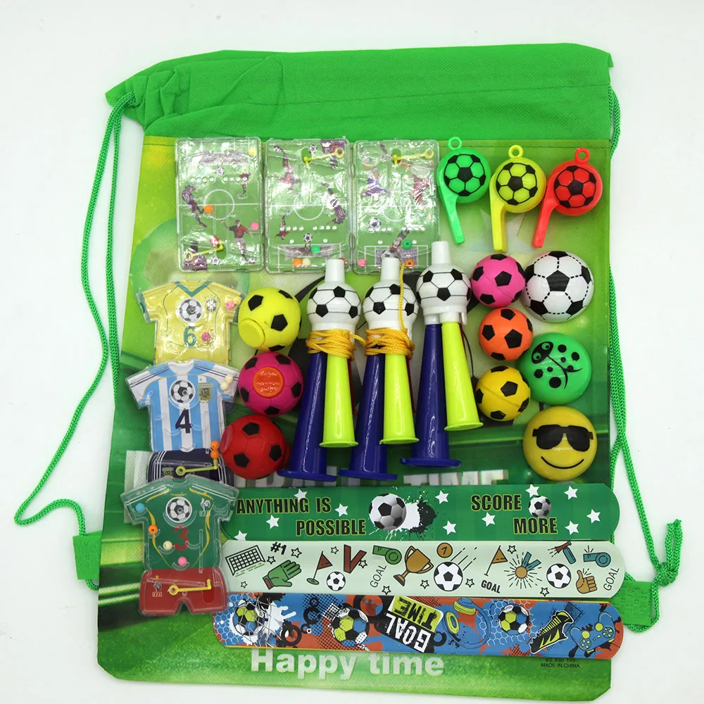 

Football and rugby themed birthday party favors set for boys and girls, pinata stuffers, kids' favorite toys