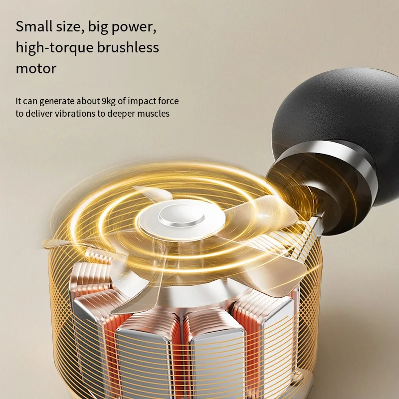 Mini Massage Gun Fascia Machine Muscle Relaxation Vibrating Gun Rod Massage Fitness Tool Muscle Massager Gun