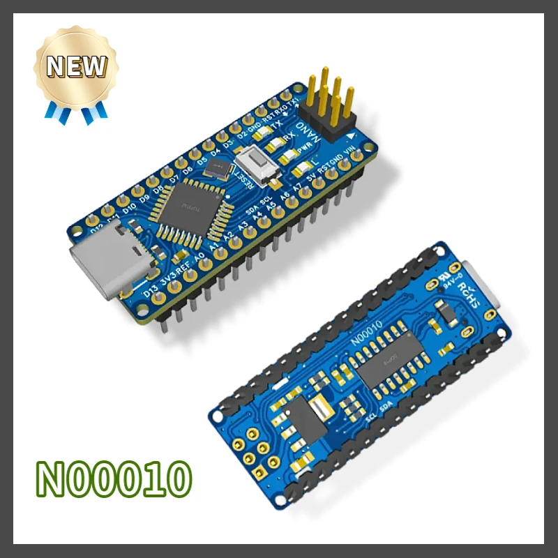 Arduino Nano 3.0 Compatible Development Board-Type-C-ATmega328PB MCU CH340C Driver High-Quality Replacement Model N00010