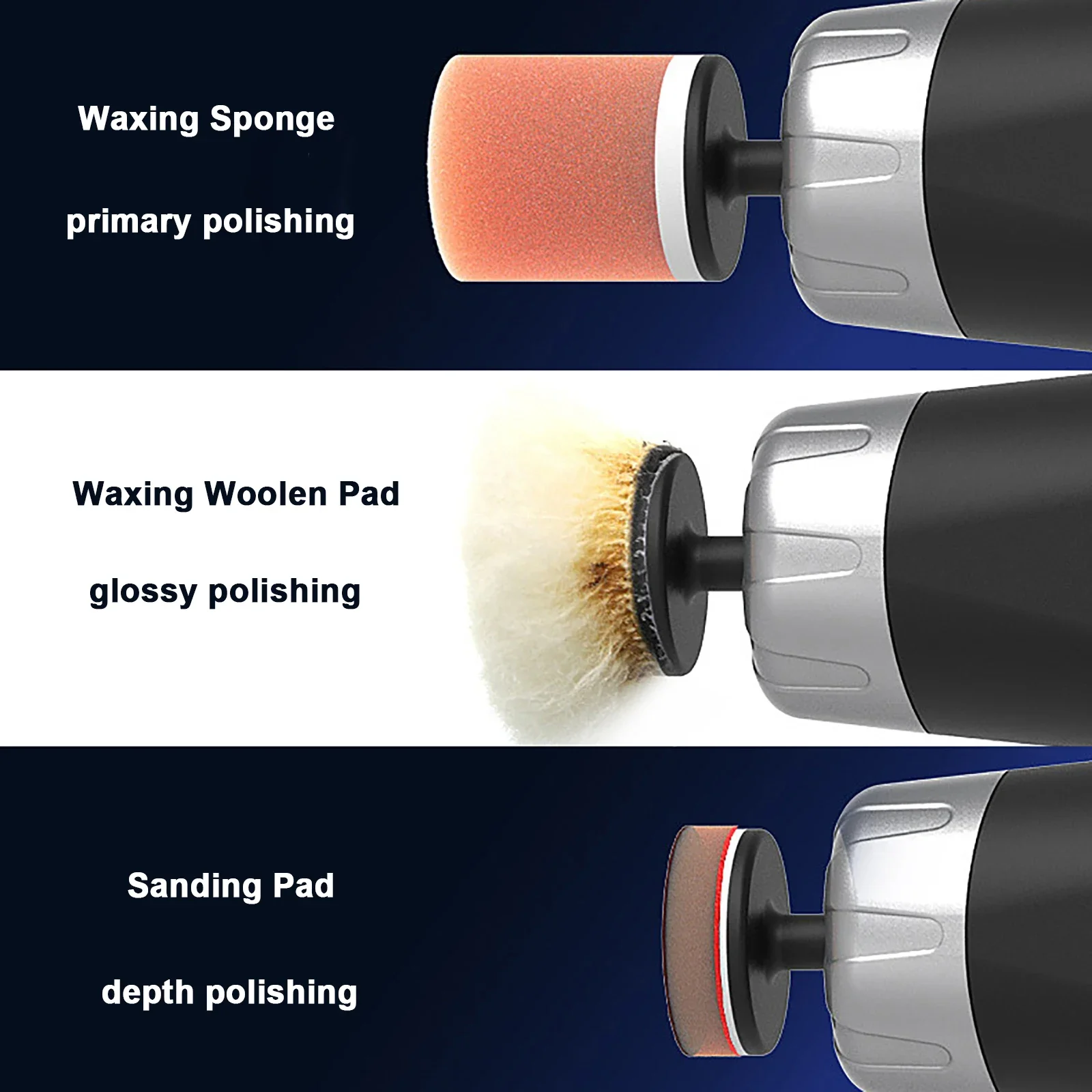 Portable Wireless Polishing Machine Mini Polishing Tool Car Polisher Waxer Car Cleaning Waxing Scratch Repair Tools car polisher