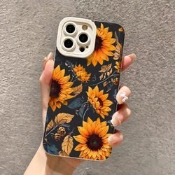 Vibrant Sunflower Floral Print Phone Case - Durable TPU Cover - Galaxy Note20 Ultra (BA - P0406)