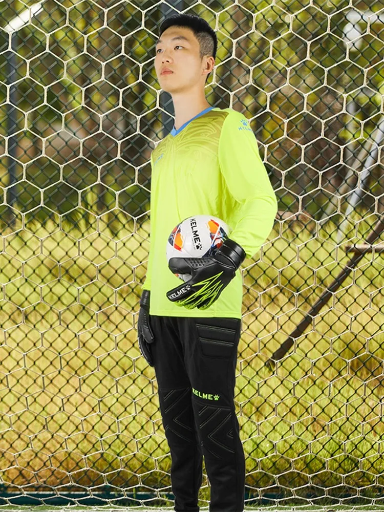 켈미 골키퍼 긴바지 남성 축구 경기 훈련 바지 봄 가을 시즌 성인 및 어린이 축구 바지
