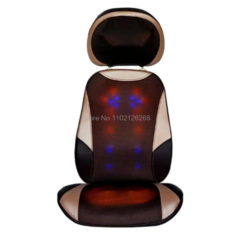 Whole Body Multifunctional Neck Massage Cushion Shiatsu Massage Chair Heated Vibration Kneading Roller Back Foot Massager deep muscle massage system for soreness whole body relaxation fascia shoulder and neck massager meridian unblocking dms