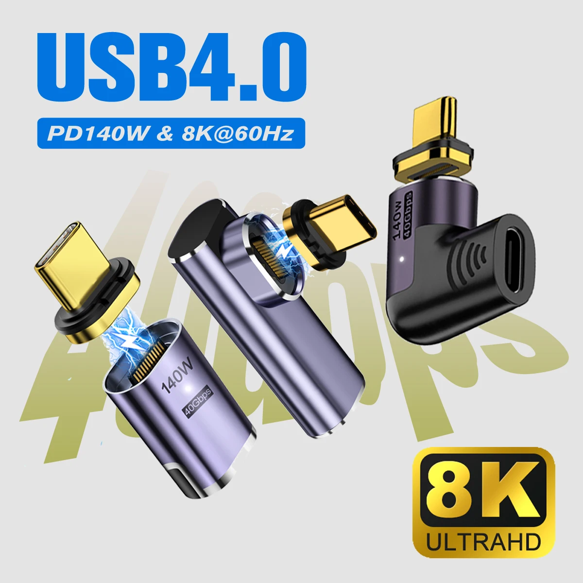 Magnetic USB C to USB C Fast Charge Adapter
