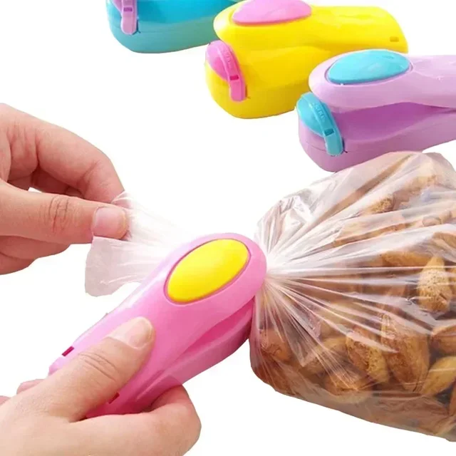 Pratica mini macchina per sigillare utensili da cucina clip per alimenti portatile macchina per termosaldatura sigillatrice accessori e gadget per la cucina di casa 6
