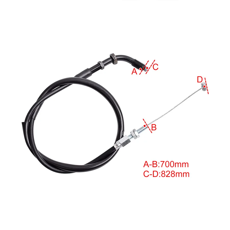 Motorrad Ersatz Tanken linie Kabel Linie Motor Hohe Qualität Tanken linie Hebel Kabel Für HONDA CBR250 MC19 CBR19 – Detail 5
