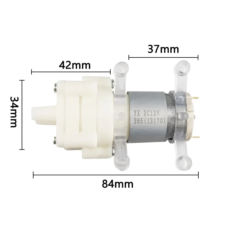 Pompa Per Acquari Circuiti Idrici CHANCS 385 Pompa Autoadescante A Membrana DC 6V-12V Con Tubo | FindTheDeal Pompa Autoadescante DC 6V-12V