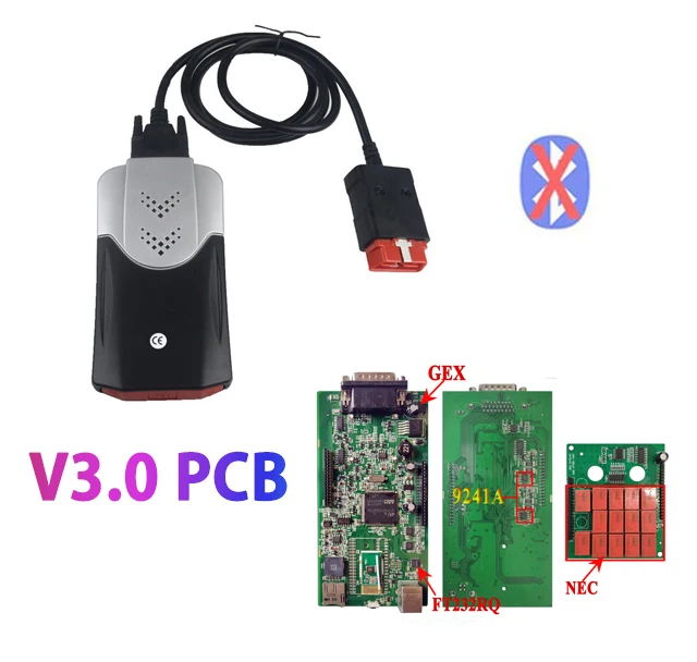 test car battery with multimeter 2022 Best Diagnostic 2020.23 Keygen Nec Relays V3.0 PCB 9241 chip with Bluetooth for TNESF DELPHIS ORPDC OBD2 Scanner Tool car battery drain tester Diagnostic Tools