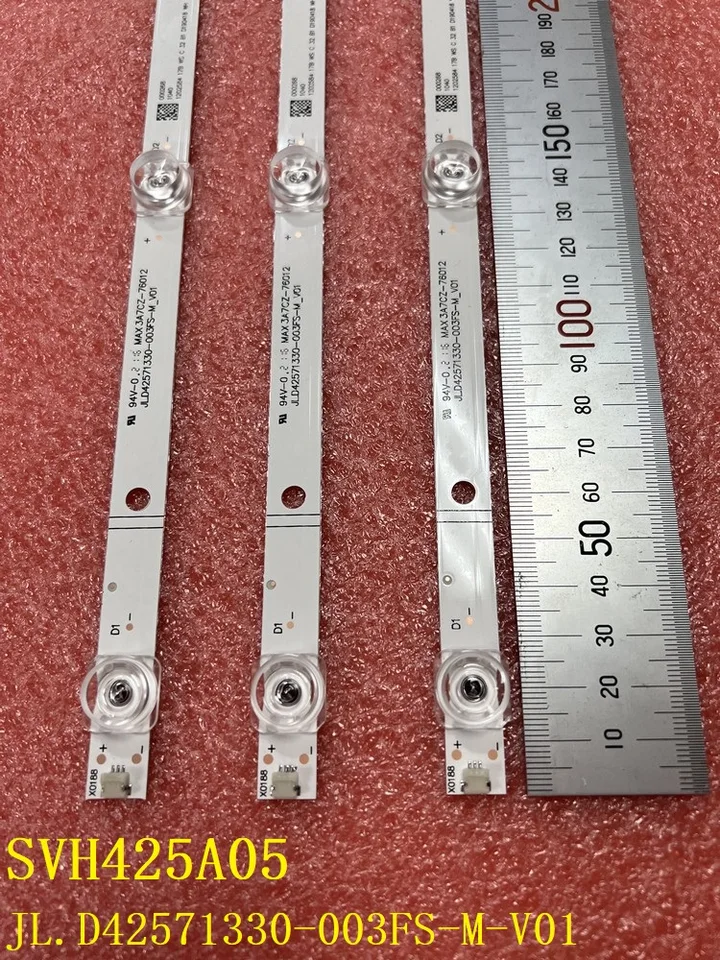 KIT DE LED'S ((NUEVOS)) PARA TV HISENSE ((3 PIEZAS)) / NUMERO DE PARTE HD425Y1U51-T0L6 KIT DE LED'S ((NUEVOS)) PARA TV HISENSE ((3 PIEZAS)) / NUMERO DE PARTE HD425Y1U51-T0L6
