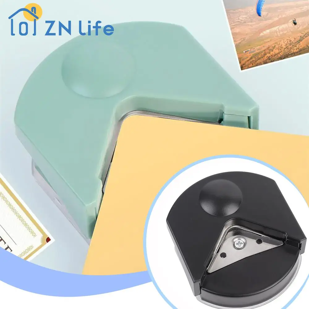 Paper Cutter Paper Punch Circular Cutter Mini Portable Corner Rounder Paper Punch Card Photo Circle Cutter Diy Craft Scrapbooking Maker Machine Paper Trimmer Cutter Tool