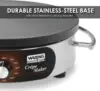Commercial WSC160X 16" Electric Crepe Maker, Cast Iron Cooking Surface, Stainless Steel Base, Includes Batter Spreader an 6