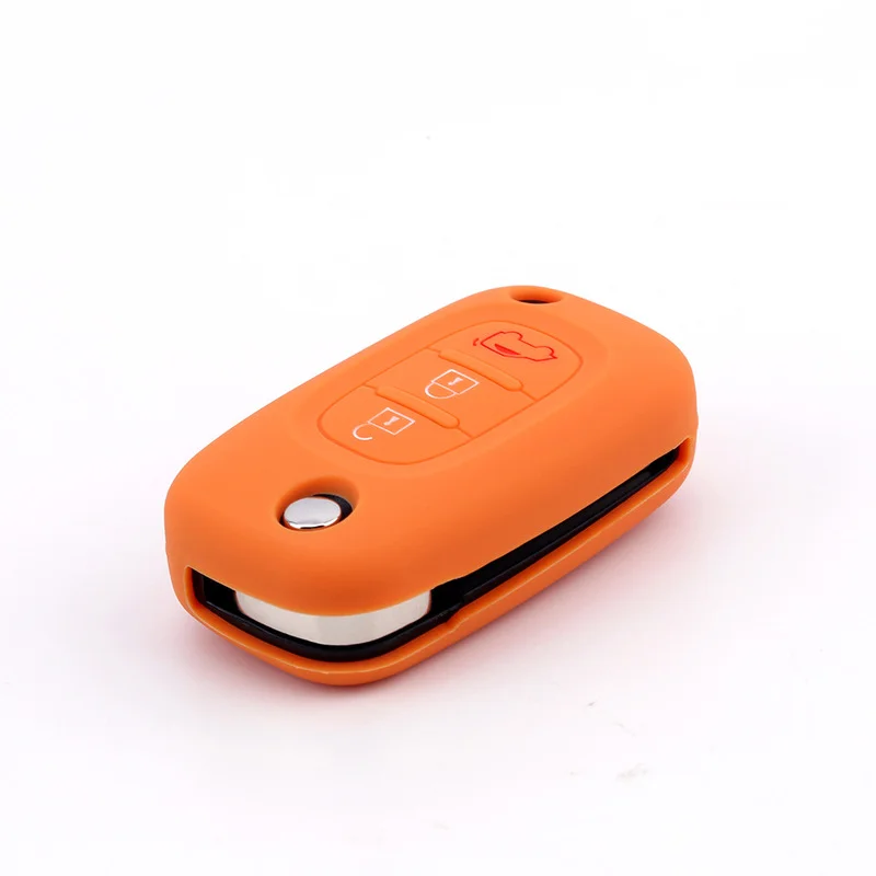 Étui à clés en silicone Fortwo Forfour avec logo pour voiture, sac porte- clés, alarme, télécommande, accessoires, Smart 453 - AliExpress
