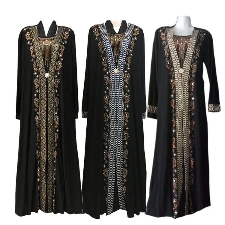 Arab women's beaded robes Dubai Middle Eastern Islamic African women's robes