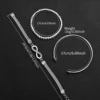 4PCS/Set Fashion Rhinestone Women‘s Watch Stainless Steel Band Quartz Watches Silver Bracelets Set 6