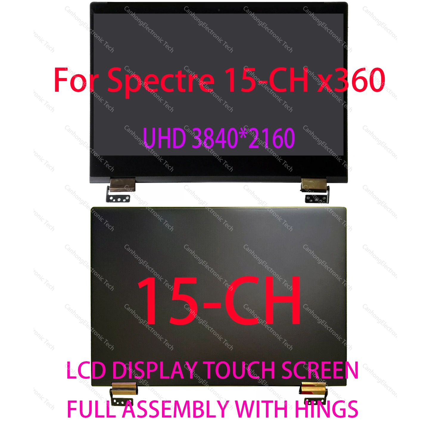 Origianl 15.6 "Per Hp Spectre X360 15 15-Ch 15T-Ch000 15-Ch008Ca Display Lcd Uhd 4K Completo Per Laptop