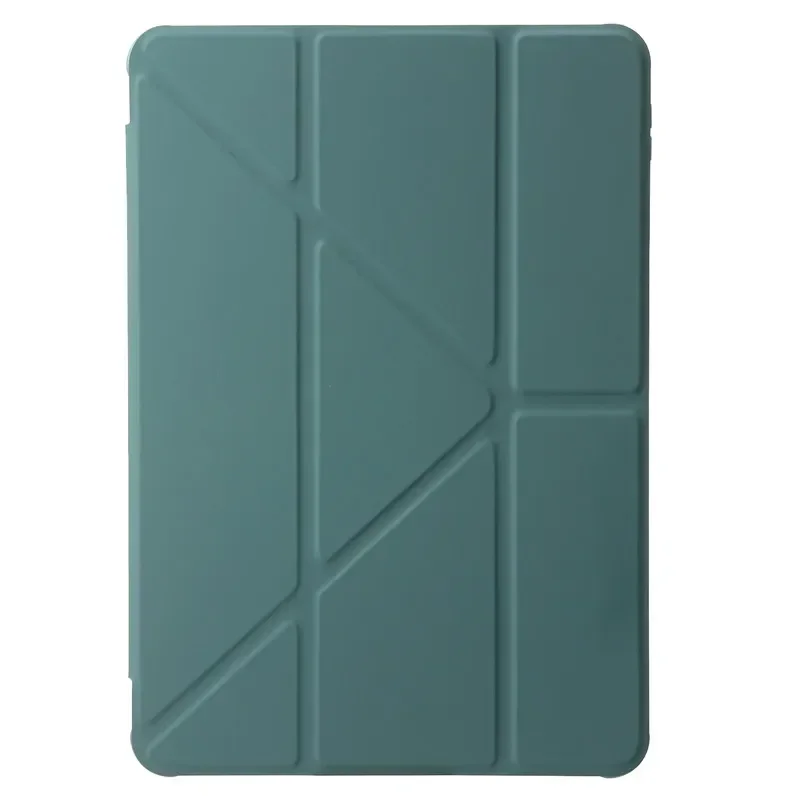 Transparent Multi-Folding Tablet Cover with Pencil Holder