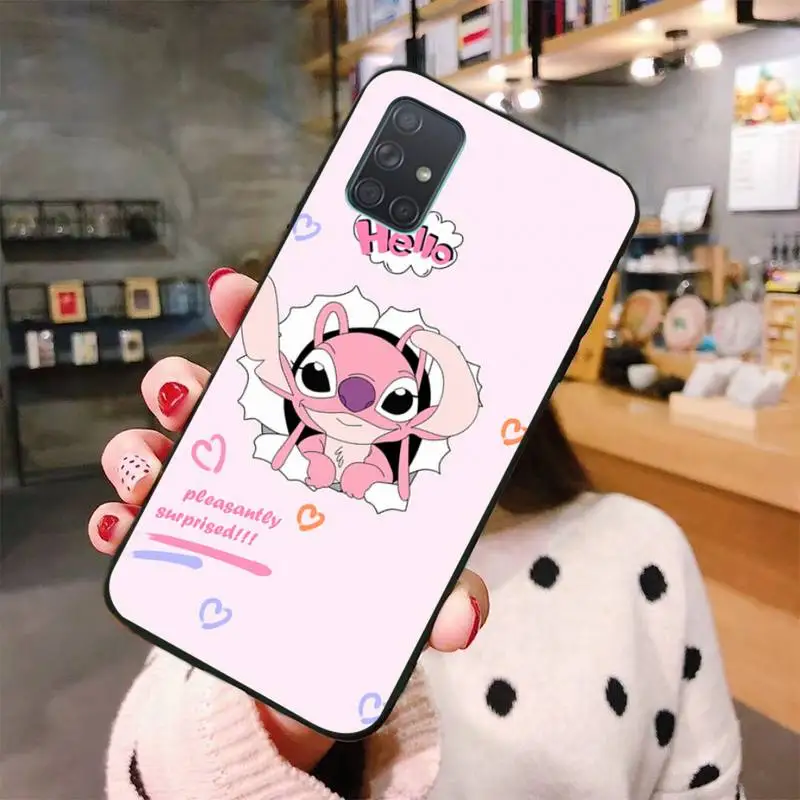 Cute Cartoon Stitch Phone Case For Samsung Galaxy A52 A21S A02S A12 A31 A81 A10 A30 A32 A50 A80 A71 A51 5G cute phone cases for samsung  Cases For Samsung