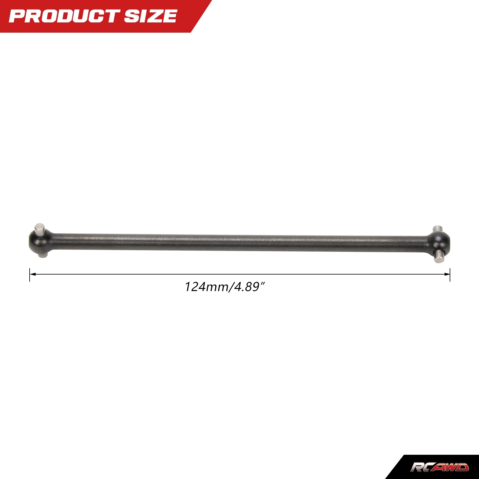 Dogbone 140mm Für Arrma RC Auto - S2 Stahl Antriebswelle AR310459