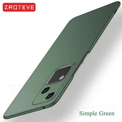 ZROTEVE Ultra Thin Hard PC Matte Shockproof Phone Case for Vivo V30 (Simple Green)