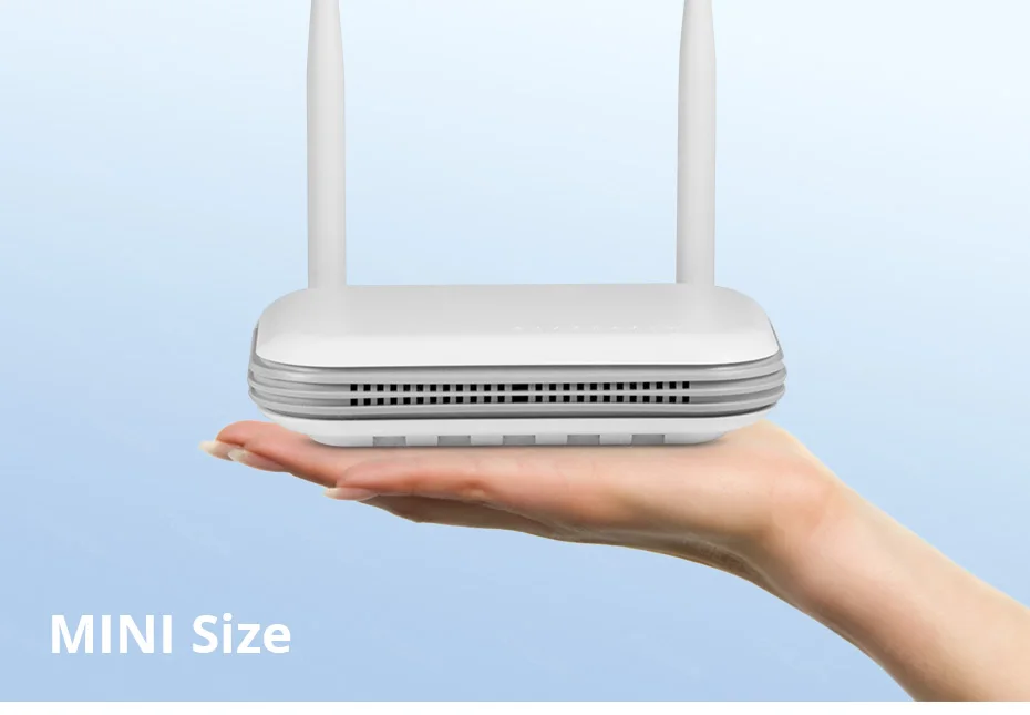 Compact NVR unit shown on a hand for scale